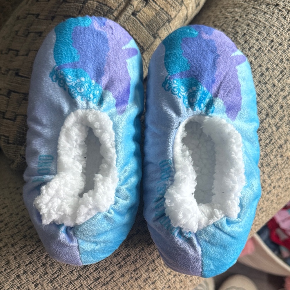 Wicked Blue and Purple Kids One Piece Slippers